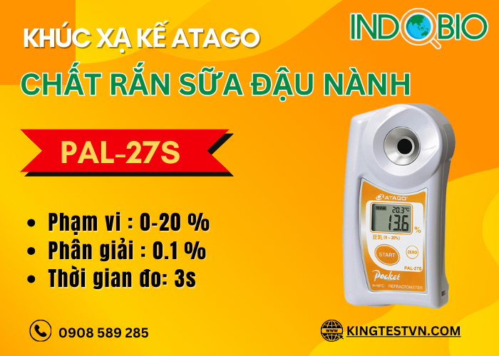 Khúc xạ kế đo sữa đậu nành Atago PAL-27S